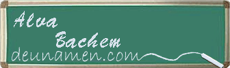 Alva Bachem Visitenkarte